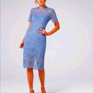 Blue lace dress by Forever New